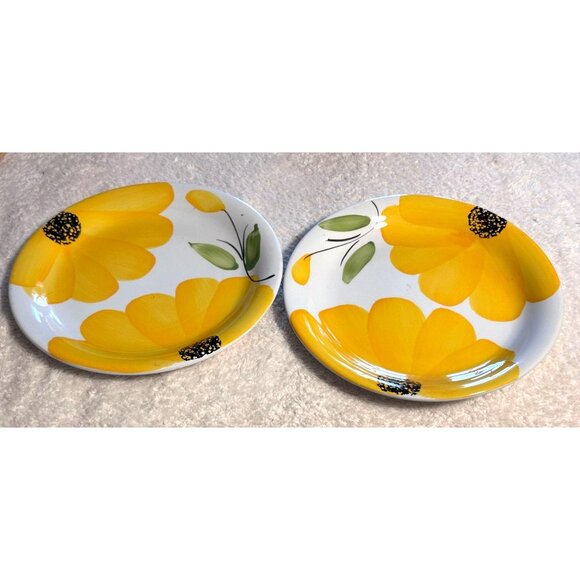 Castellania Ceramic Italian Hand Painted Floral Hand Painted Plate Replacement - Picture 3 of 11